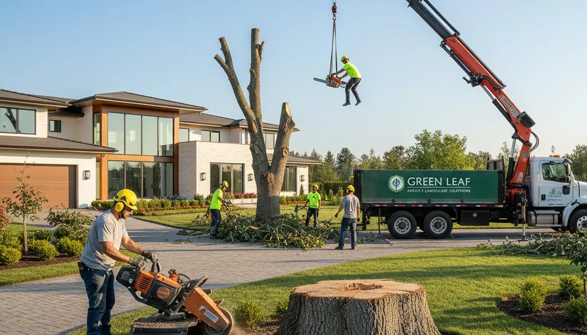 Professional landscaping and tree removal service in Andover, MA by Chop Chop Tree experts