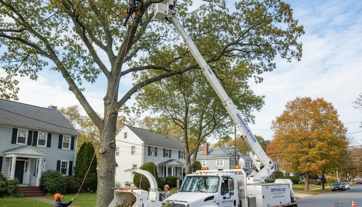 Professional tree removal service in Andover MA by local certified arborists