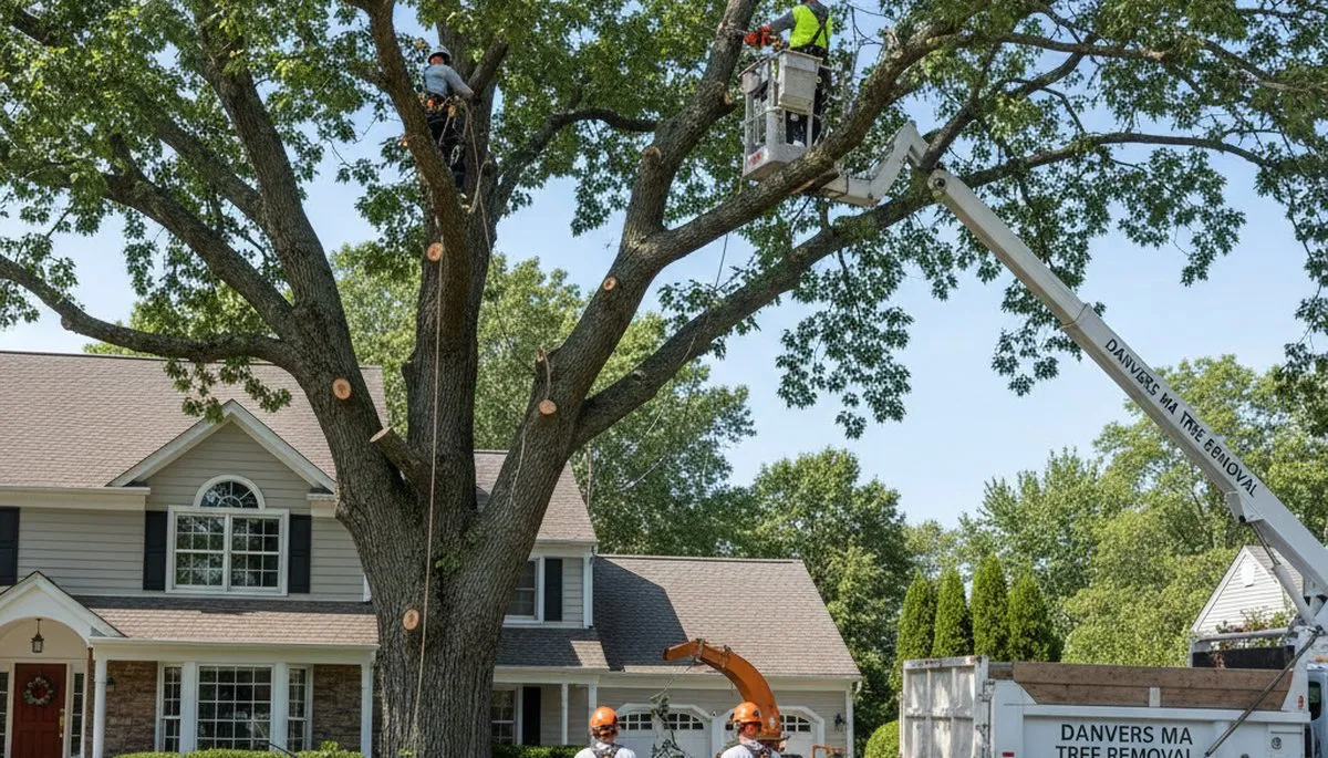 Professional tree removal service in Andover MA by certified arborists at Andover Tree Service