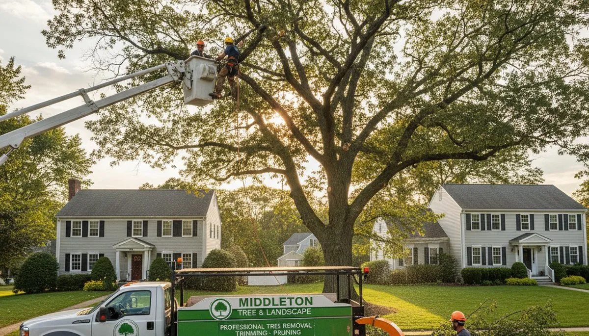 Professional tree removal service in Andover MA by certified arborists