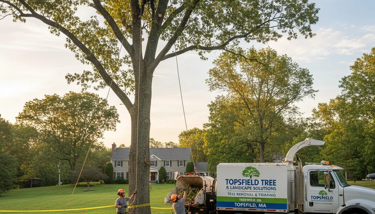 Professional tree removal service in Andover MA by certified arborists at Andover Tree Service
